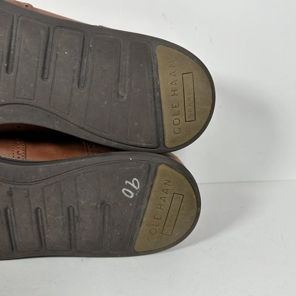 Cole Haan C26472 Original‎ Grand OS Wingtip Oxford Shoes Brown Mens Size 13 M